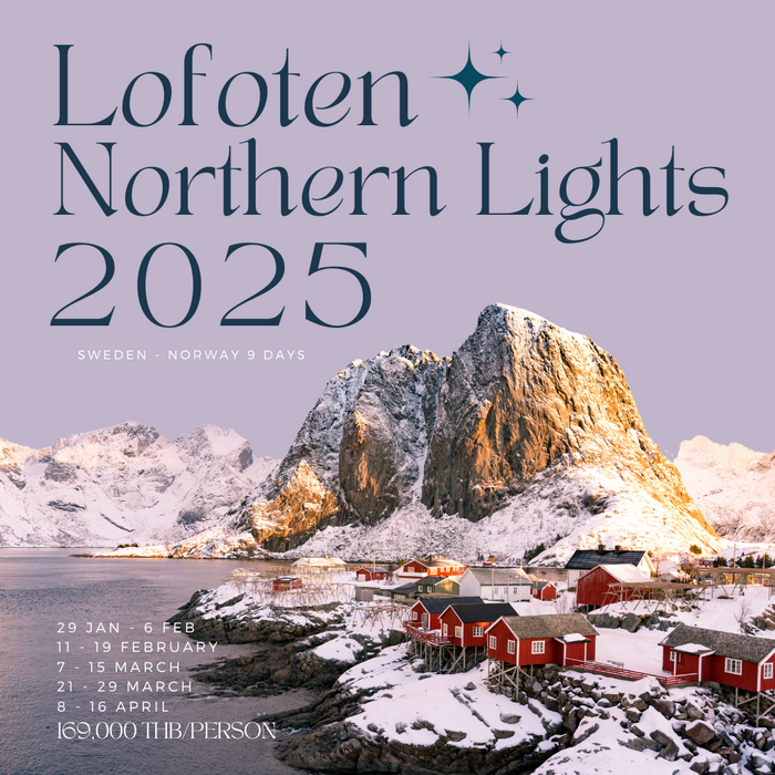 ทัวร์โลโฟเทน NORTHERN LIGHT LOFOTEN 9Days (TG)